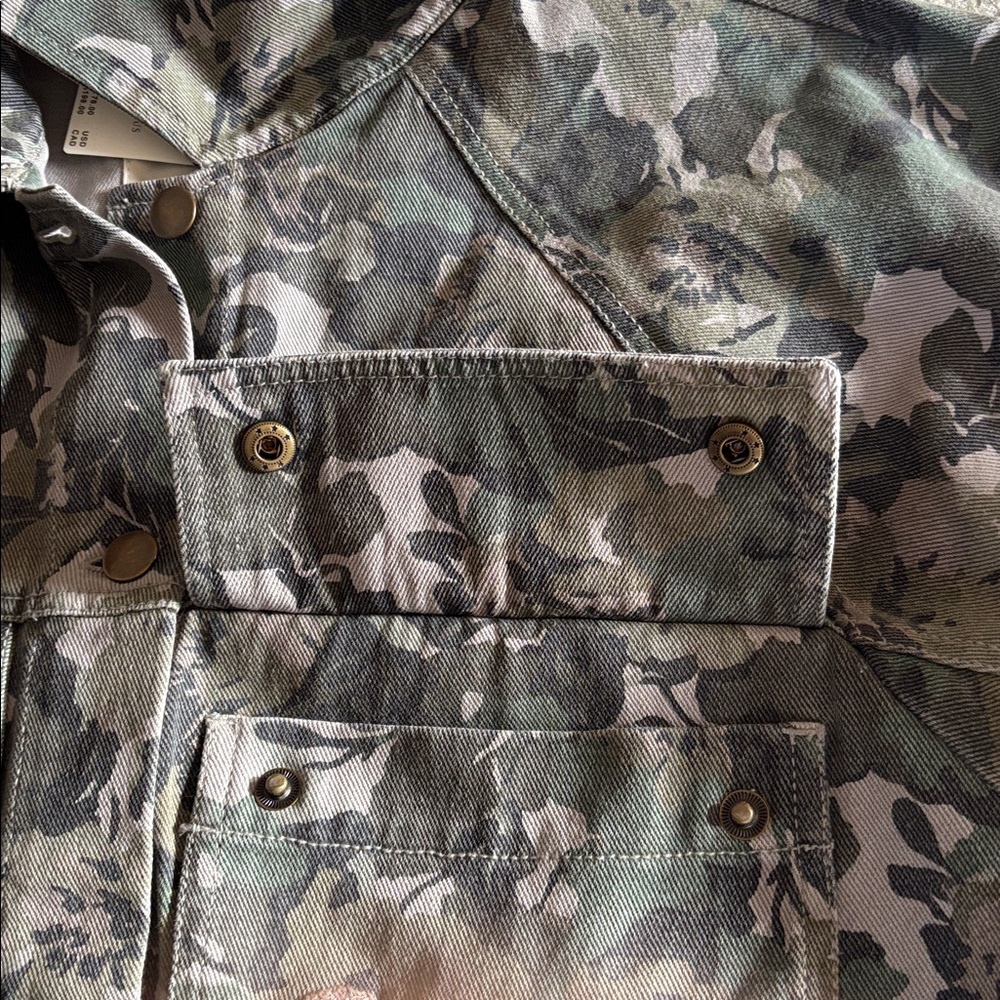 Pilcro Embroidered Utility Jacket Anthropologie - Picture 9 of 15